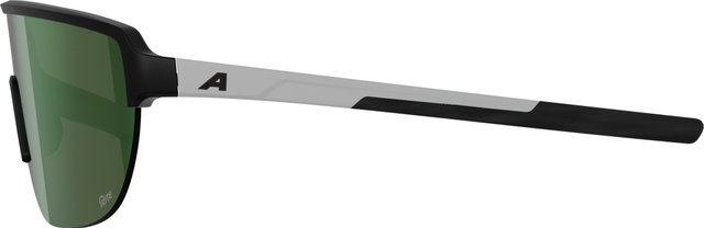 Alpina Ram 2.0 Sports Glasses - black-white matte | mirror green