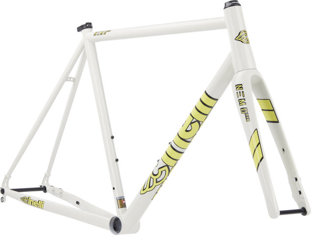 Cinelli Kit cadre Nemo TIG Route Disque II - oat milk/1 1/8" - 1,5" tapered/L/45 
