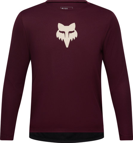 Fox Head Youth Ranger L/S Jersey - dark maroon | S
