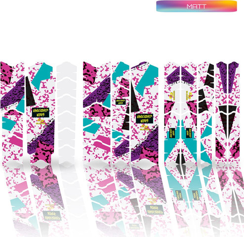 Unleazhed XXL 80er Vibes color Rahmenschutzfolie - matt