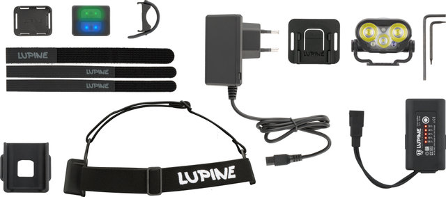 Lupine Blika All-in-One LED Stirn- und Helmlampe - schwarz/2400