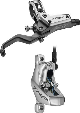 TRP Freno de disco EVO Pro - plata/Izquierdo (específico de lado)/Rueda delantera