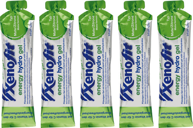Xenofit energy hydro Gel - 5 Stück - mate-zitrone/300 ml