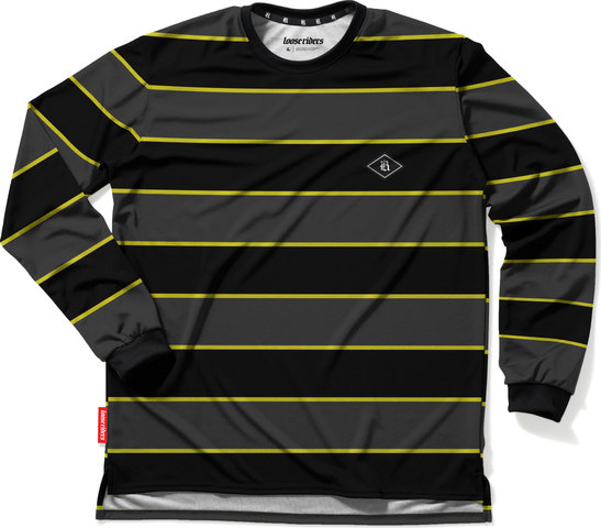 Loose Riders Maillot Baseline L/S - black-grey | S