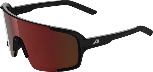 Alpina Lunettes de Sport Lumin - black mat | mirror red