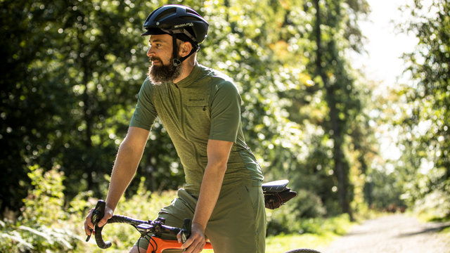 Endura GV500 Reiver S/S Trikot - olive green/M