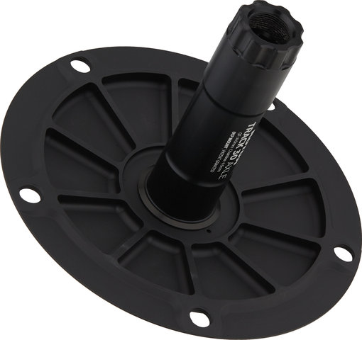 Rotor Axe de Pédalier ALDHU Track 30 mm + Étoile 144 x 5 Track Spider Set - noir