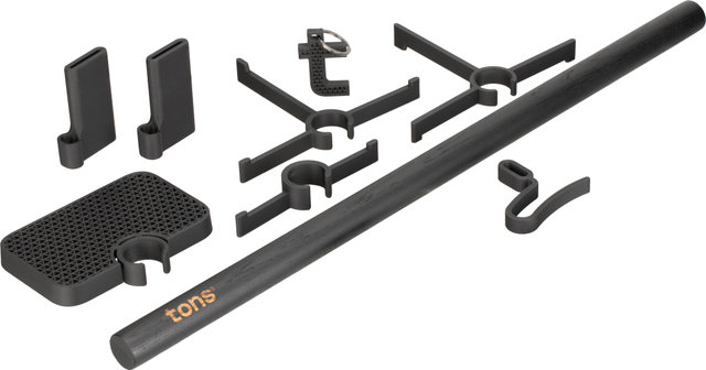Tons Soporte de pared Rack D Tons - black mate