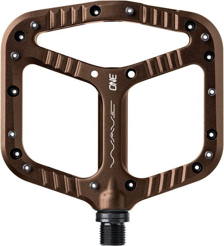 OneUp Components Pedales de Plataforma Wave - bronce/107 /110 