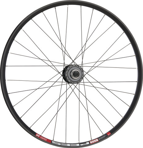 bc basic Mountain Deore Disc Center Lock DT Swiss 533D 29" Laufrad - schwarz | 29" VR 9x100 Dynamo
