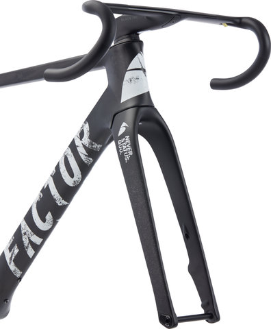 Factor OSTRO Gravel V.A.M. Disc T47a Shimano Kit de cuadro de carbono - naked grunge/54 cm, 100 mm x 38 cm, SB 0 mm