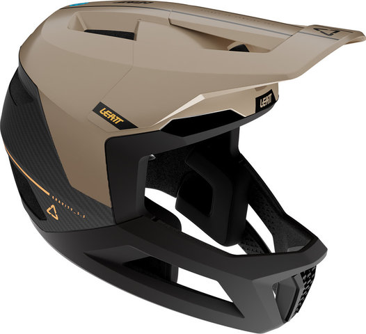 Leatt Casque intégral en carbone MTB Gravity 5.0 - brown | 51 - 55 cm