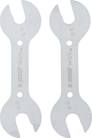 Unior Bike Tools Juego de llaves dobles de conos 1612PB - silver