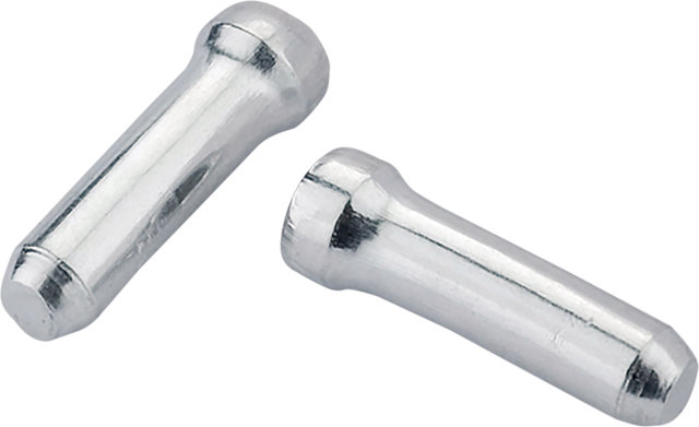 Jagwire Embouts pour Câbles de Vitesses et de Frein Crimp - 10 pièces - silver