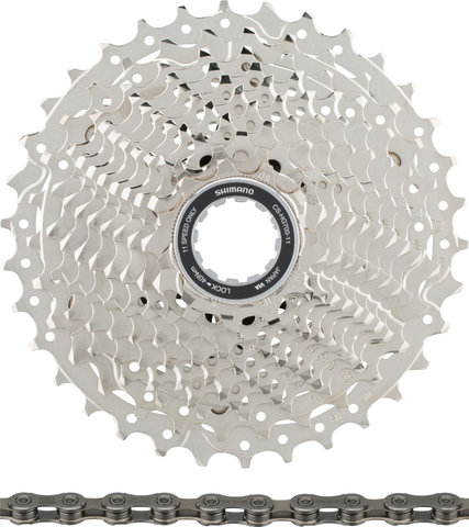 Shimano 105 R7000 Gruppe 2x11 34-50 - silky black/11-34/Shimano Road/Shimano Road/Anlöt/172,5 mm