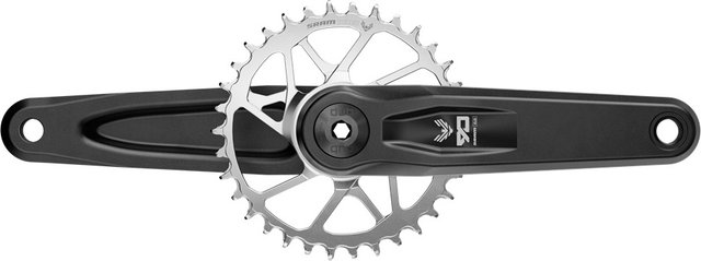 SRAM Transmission T-Type DUB DM 1x12-speed crankset - black/175,0 mm