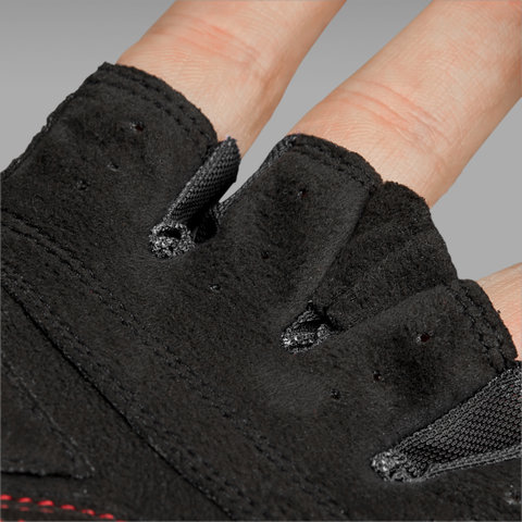 GripGrab Guantes de medio dedo Solara Lightweight Padded Tan Through - black/M