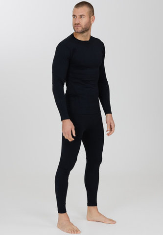 Whistler Pree Conjunto de ropa interior funcional sin costuras - black | S/M