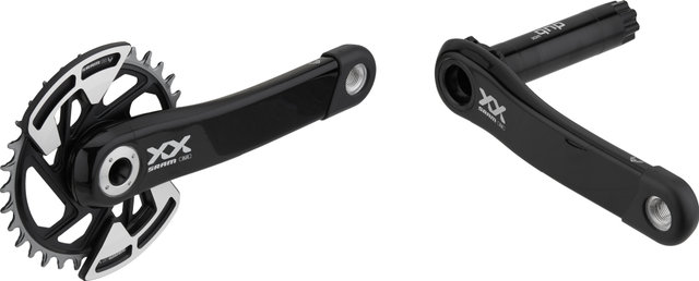 SRAM XX Eagle Transmission T-Type DUB DM 12-fach Carbon Kurbelgarnitur - black/175,0 mm