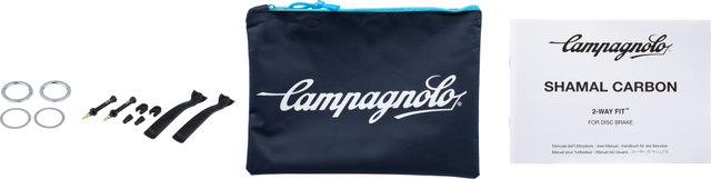 Campagnolo Shamal Carbon Disc Center Lock 28" Laufradsatz - black/Non Boost/Non Boost/142 mm/100 mm/28"/Shimano Road/100 mm/Shimano Road/100 mm/142 mm