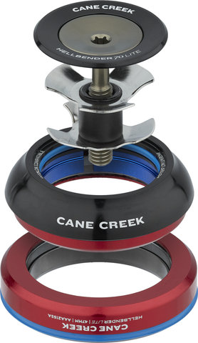 Cane Creek Jeu de Direction Hellbender 70 Lite IS42/28,6 - IS47/33 - black/1 1/8" - 1 1/4" tapered/IS42/28,6 - IS47/33
