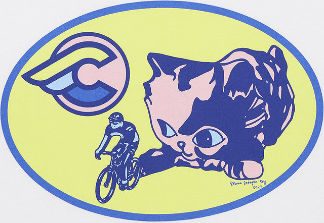 Cinelli Camiseta Shana Sadeghi Ray Kitten - white/M