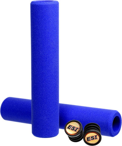 ESI Racers Edge Silicone Handlebar Grips - blue | 130 mm