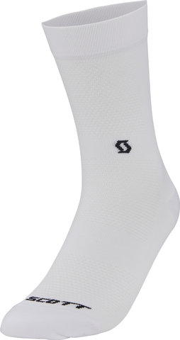 Scott Chaussettes Performance No Shortcuts Crew - white-black/42 - 44