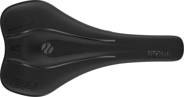 SQlab Sillín de grava 614 ERGOWAVE® active 2.1 - black | 120 mm | 275 mm