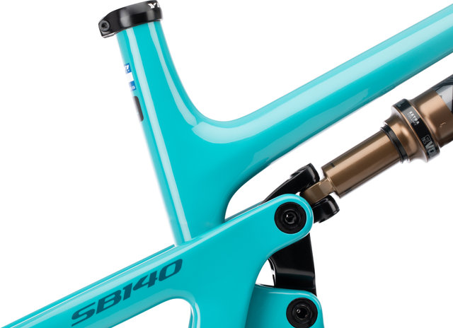 Yeti Cycles SB140 TURQ Carbon 29" Rahmenkit - turquoise | 44 mm | L