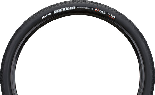 Maxxis Cubierta plegable Rambler Dual Silkshield TR 27,5" - negro/27.5 /47 /47-584/1.75 