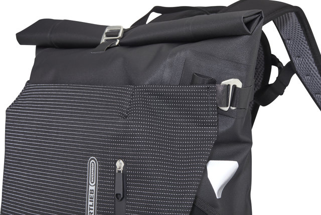 ORTLIEB Vario High-Vis QL2.1 Rucksack-Fahrradtasche Hybrid - black reflective/26000 ml