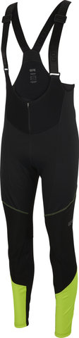 GORE Wear Cuissard à Bretelles C3 WINDSTOPPER® Bib Tights+ - black-neon yellow/M