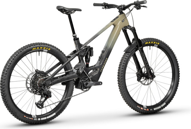 FORBIDDEN Vélo tout-terrain électrique Druid E T4 Carbon 29"/27,5" - sandstorm | S | 29" (avant), 27,5" (arrière) | 160 mm | 44 mm
