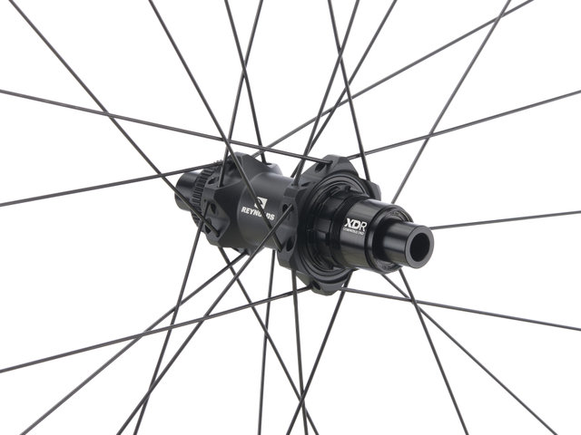 Reynolds Roue carbone AR 41 28" Disc Centerlock - Emballage d'atelier - black-white/Non Boost/28"/142 mm/SRAM XDR/SRAM XDR/142 mm