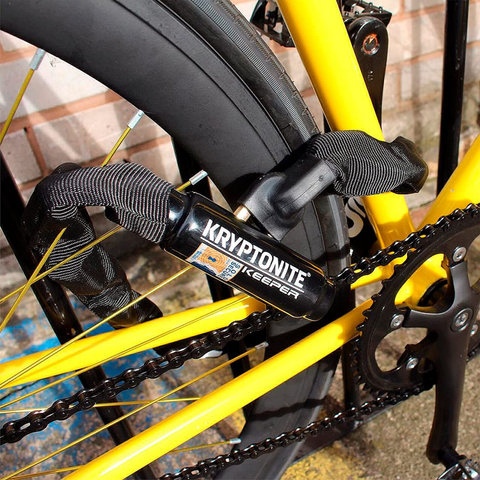 Kryptonite Keeper 585 Integrated Chain Kettenschloss - schwarz | 85 cm