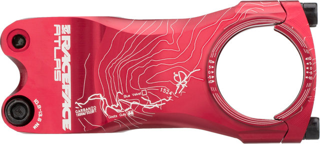 Race Face Atlas 0 ° 31.8Stem - rum red/0°/65 mm