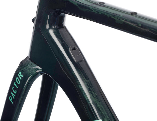 Factor Kit de Cadre en Carbone LS Disc Gravel - british green/M/Axe Traversant 12 mm