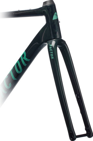 Factor Kit de Cadre en Carbone LS Disc Gravel - british green/M/Axe Traversant 12 mm