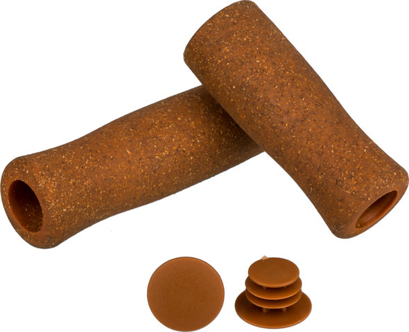 CONTEC Puños de corcho Dura para manetas de cambio giratorias - marrón natural/127 mm / 92 mm