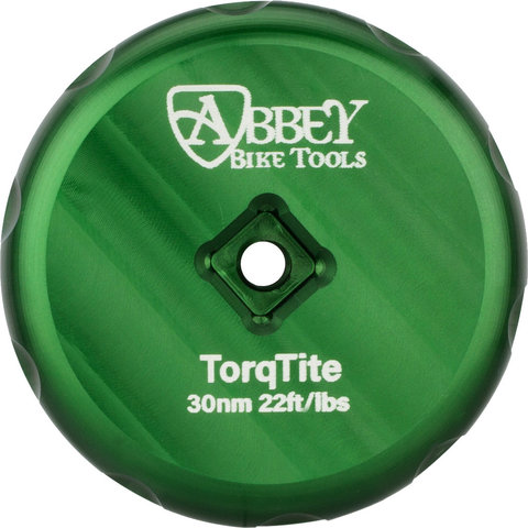 Abbey Bike Tools Bottom Bracket Socket Single Sided für Enduro Bearings Torq Tite - green