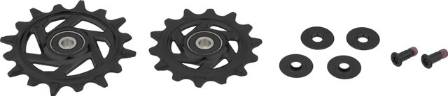 SRAM Set de Galets pour Dérailleur Arrière X0 Eagle Transmission AXS T-Type - black/14 dents (galet de guidage), 16 dents (galet tendeur)