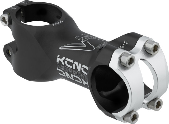 KCNC Potence Fly Ride 5° 31.8 - noir-argenté/80 mm