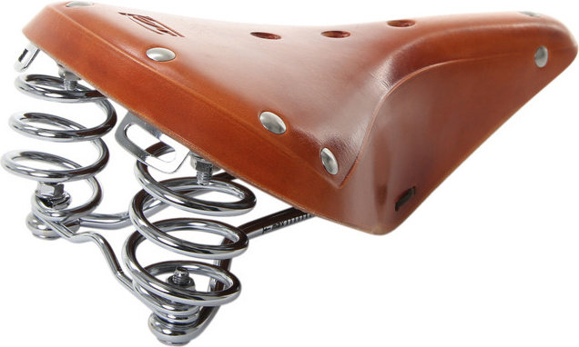 CONTEC Selle à Ressorts Classic Exclusiv Trekking - honey
