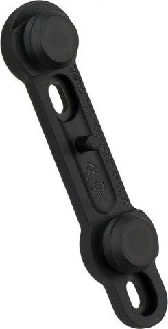 FIDLOCK TWIST bike base Flaschenhaltesystem Trinkflasche 450 ml - transparent-schwarz/450 ml