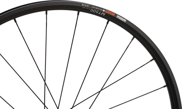 Shimano WH-MT500-CL-B / WH-MT501-CL-B Disc Center Lock 27,5" Laufrad - schwarz | nur Vorderrad | 27,5" (650B) | nur Vorderrad | Boost | 110 mm | 110 mm | 110 mm
