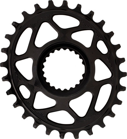 absoluteBLACK Oval Kettenblatt für Shimano DM M9100 /M8100 /M7100/M6100 /HG+ 12-fach - black/28 Z