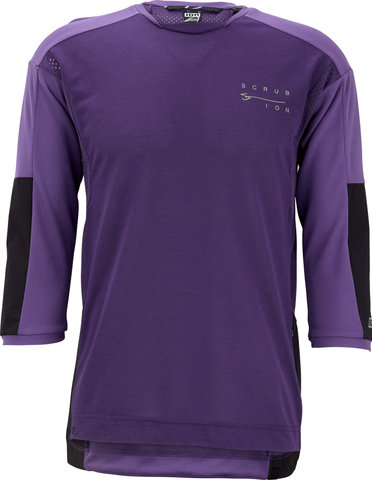 ION Maillot Scrub AMP L/S 3/4 BAT - dark purple/M