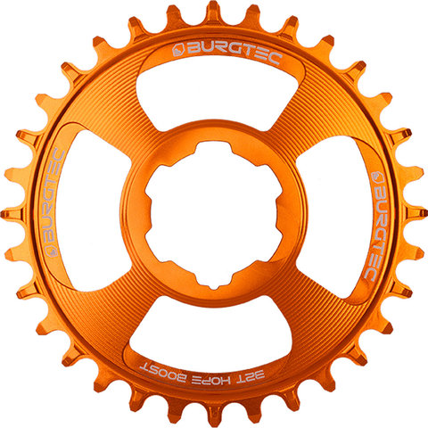 Burgtec Hope Boost Direct Mount Thick Thin Chainring - iron bro orange/32 