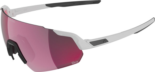 Alpina Turbo Air Q-Lite Sports Glasses - white gloss | mirror pink